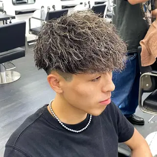 カラー パーマ 👹メンズ鬼特化 /赤池琉👹のヘアスタイル