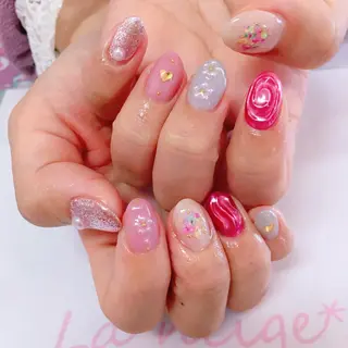 ネイル La neige* yuki 🥯🍑のネイルデザイン