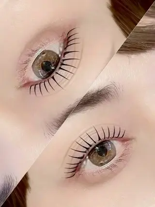 マツエク・マツパ Nono.所属・🎀Hana🎀 束感まつ毛のマツエク・マツパデザイン