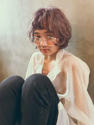 ショート ショート/ボブ /パーマ🌿柏原良亮のヘアスタイル