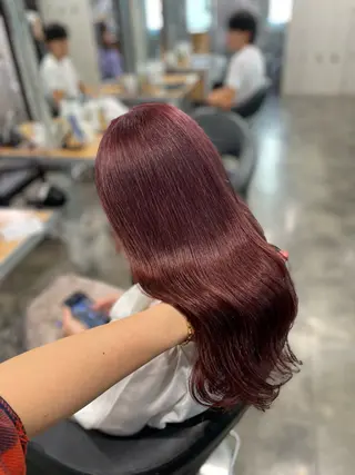 カラー 🥀艶髪/垢抜け/ 暖色ヘア Yuu🥀のヘアスタイル