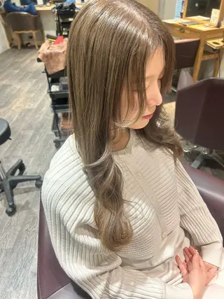 ロング カラー パーソナルカラー 診断🍀マリンのヘアスタイル