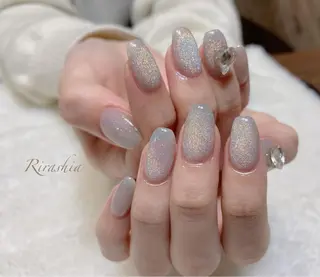 ネイル うる艶/透明感 Rirashaのネイルデザイン