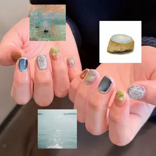 ネイル 🎀 Hiyubi._.nail 🫧所属・🎀フェイ フェイ🫧💗のネイルデザイン