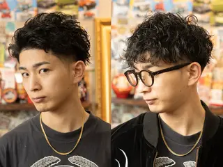 パーマ サンアンドマーリーズバーバー所属・サン アンドマーリーズのヘアスタイル