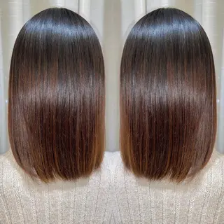 ミディアム SALOWIN 新宿三丁目East所属・縮毛矯正/艶カラー /美髪/ﾒｸﾞﾐのヘアスタイル