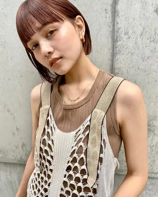 ショート r i i / ナチュラルカラーのヘアスタイル