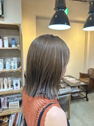 ミディアム カラー be'leef.ric所属・beleefric 🩵チセのヘアスタイル