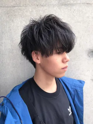 メンズ 森本裕/オーナー/ スパイラルパーマのヘアスタイル