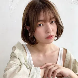 ミディアム カラー Sana / 韓国ヘア / カラーのヘアスタイル