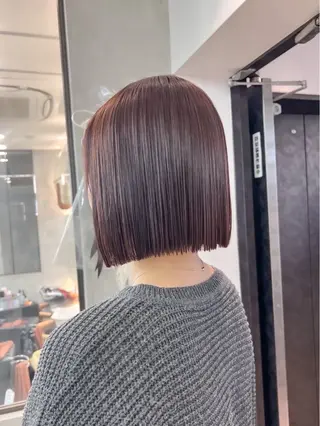 ミディアム Lond azur所属・🇰🇷韓国レイヤー 韓国風ボブのヘアスタイル