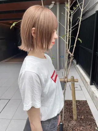 ミディアム ボブ/レイヤー 🌟梅田盛一🌟のヘアスタイル