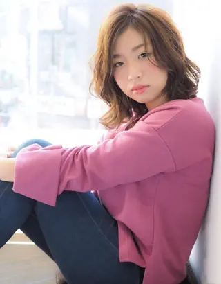 ミディアム CANVAS. 【美髪専門店】のヘアスタイル