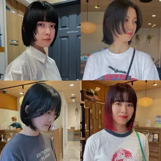 ショート カラー パーマ指名No1 /namiのヘアスタイル