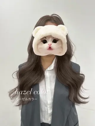 ロング カラー 上品モテヘア🩶 karen🩶のヘアスタイル