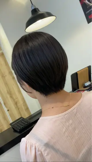ショート コテ巻き風パーマ✨ かつみのヘアスタイル