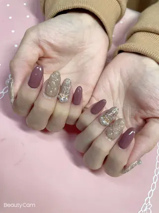 ミディアム ネイル 《LB》ラブリエ Nail&eyeのマツエク・マツパデザイン