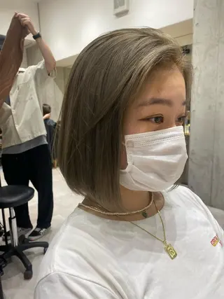 ミディアム カラー Dxxxx III所属・女性目線の大人 メンズ*Ayakaのヘアスタイル