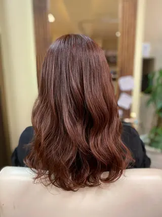 セミロング カラー ヘアアレンジ 加藤 瑠美のヘアスタイル