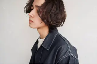 ミディアム メンズ 菅原 英 /メンズカットのヘアスタイル