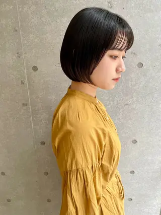 ショート ショート/ボブ/ 白髪ぼかし/しんやのヘアスタイル