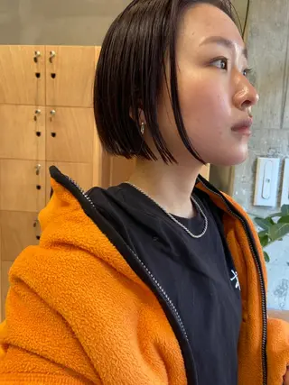 ショート Cafune juntos YOLO所属・大阪美容師/ スパニスト/東本真菜のヘアスタイル