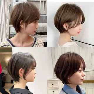 ショート 縮毛矯正/ショート/ レイヤー/畑中正敏のヘアスタイル