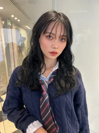 ロング 高山 沙来/レイヤー カット/髪質改善艶髪のヘアスタイル