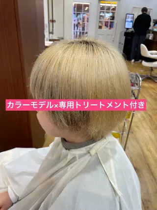 カラー 🦋ショートカット モデル松尾紀輔🦋‪のヘアスタイル