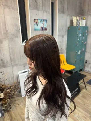 ロング カラー 矢野 夢果のヘアスタイル