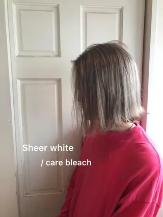 ミディアム 🌸ハイトーン 新田 廉 🌸のヘアスタイル