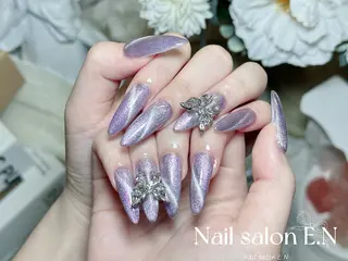 ネイル E.N🦋 長さ出し/持ち込みのネイルデザイン