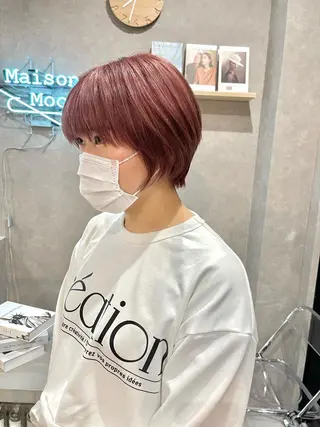 ショート カラー mood tatemachiのヘアスタイル