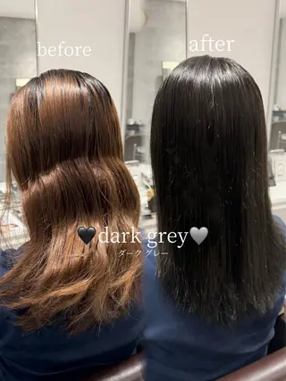 セミロング カラー Grow by NYNY 馬渡 真輝のヘアスタイル