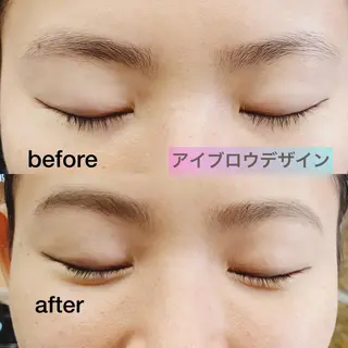 アイブロウ Glitter所属・菊入明海/マツパ/眉 ワックスのマツエク・マツパデザイン