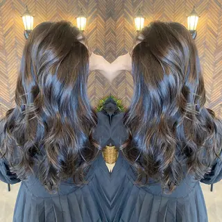 ロング カラー tocca 💜石田愛結💜のヘアスタイル