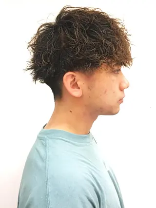 パーマ ゼロスバーバーショップ所属・予約1000件超 ✨メンズパーマのヘアスタイル