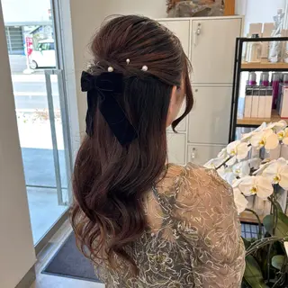 セミロング ヘアアレンジ - aiko -のヘアスタイル