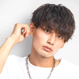 ショート パーマ メンズ 店長⚜️メンズカット パーマ⚜️則次亮哉のヘアスタイル