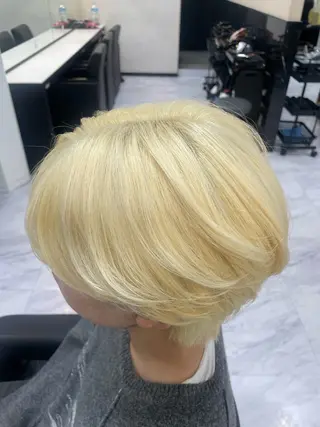 カラー メンズ 🐥くまがい💛 ダブルカラー／パーマのヘアスタイル