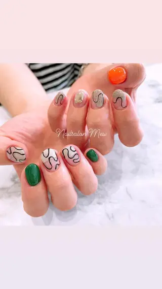ネイル Nailsalon Mew所属・Nailsalon Mew❤︎のネイルデザイン