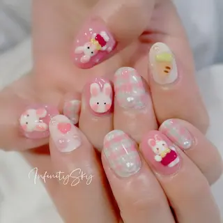 ネイル infinity skyのネイルデザイン