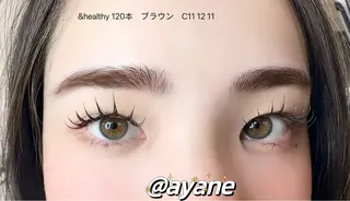 マツエク・マツパ ACIEL EYELASH SALON所属・あ やねのマツエク・マツパデザイン