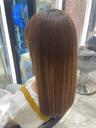 ロング 韓国風パーマ/ヘア セット/店長みづきのヘアスタイル