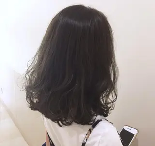 セミロング ブリーチなしダブル/ レイヤーカット 小棹のヘアスタイル