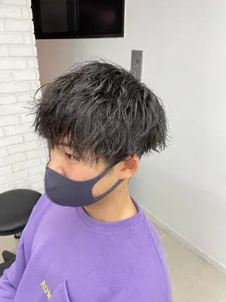 ショート パーマ ヘアアレンジ メンズ 🔥メンズ特化🔥 木村 祐太のヘアスタイル