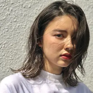 ミディアム カラー akari ♡のヘアスタイル