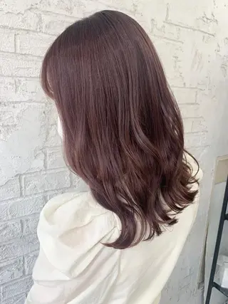 セミロング カラー エクステ＆艶カラー 🎀YURINA🎀のヘアスタイル