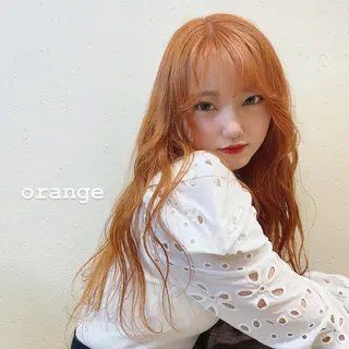 ロング カラー Blue 髪質改善 💎松藤 莉奈のヘアスタイル