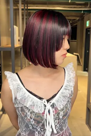 ミディアム 佐藤 崇文のヘアスタイル